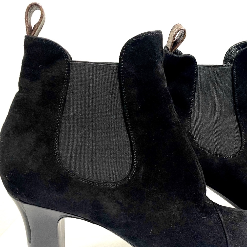 Louis Vuitton Monogram Suede Black Boots Sz. 9 US